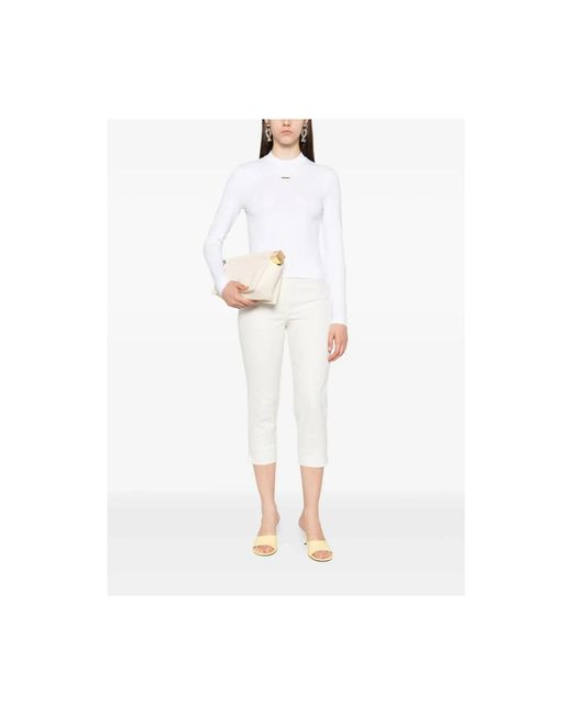Jacquemus White Long Sleeve T-Shirts