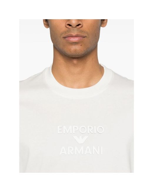 Emporio Armani White T-Shirts for men