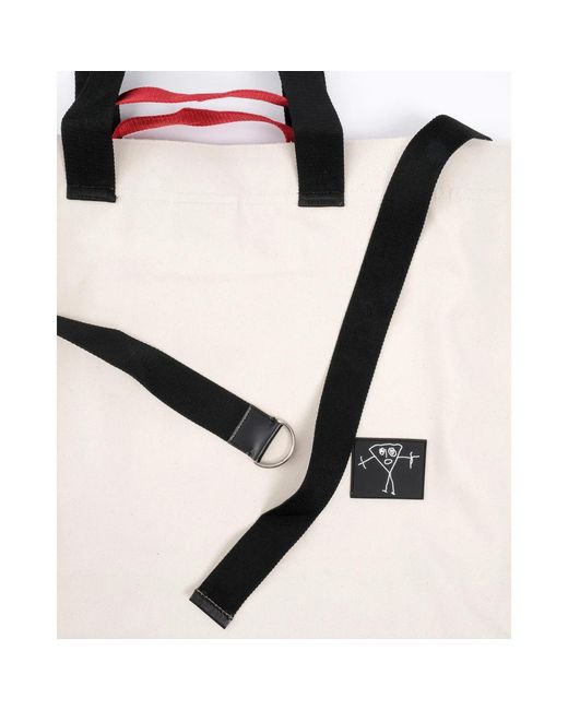 Plan C Red Tote Bags