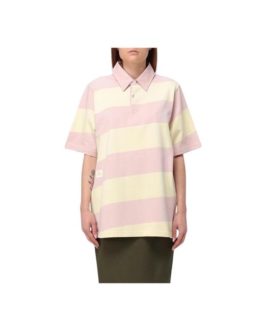 Polo Shirts Burberry en coloris Pink