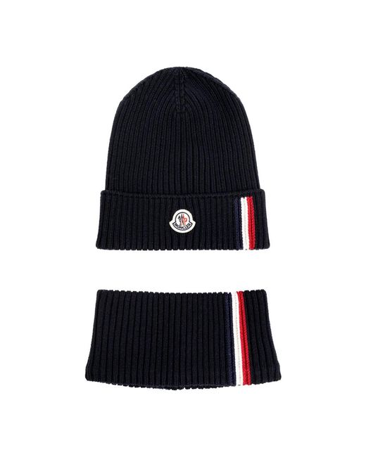Beanies di Moncler in Blue