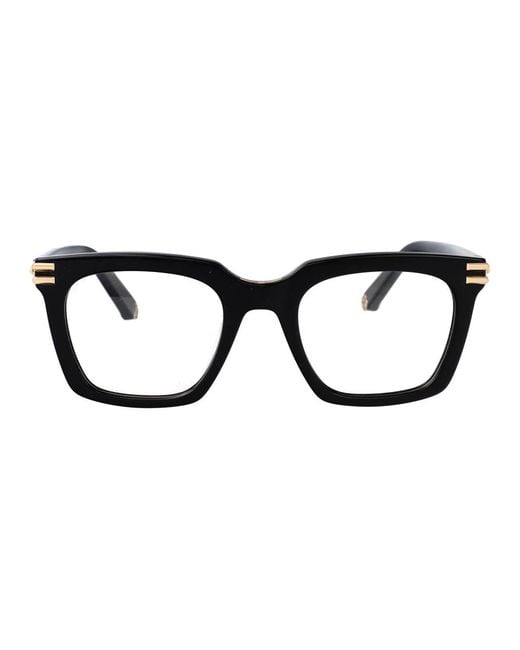 Philipp Plein Black Glasses for men