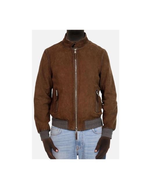 The Jack Leathers Brown Leather Jackets for men