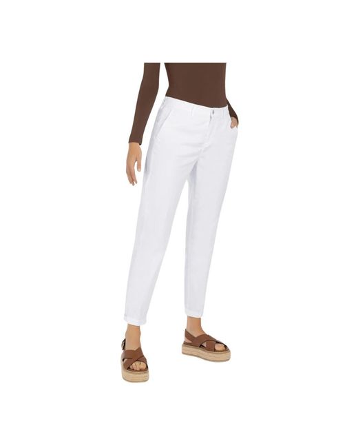 M·a·c White Cropped Trousers