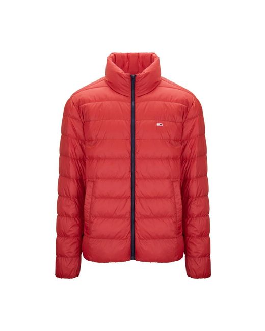 Tommy Hilfiger Red Winter Jackets for men