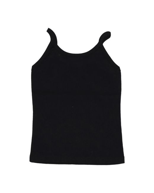 Sleeveless Tops DISCLAIMER de color Black