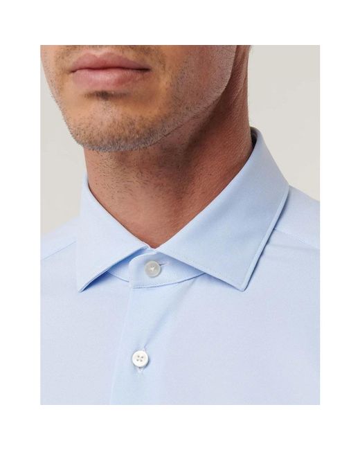 Xacus Blue Formal Shirts for men
