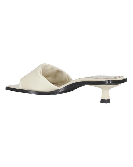 Alohas White Heeled Mules
