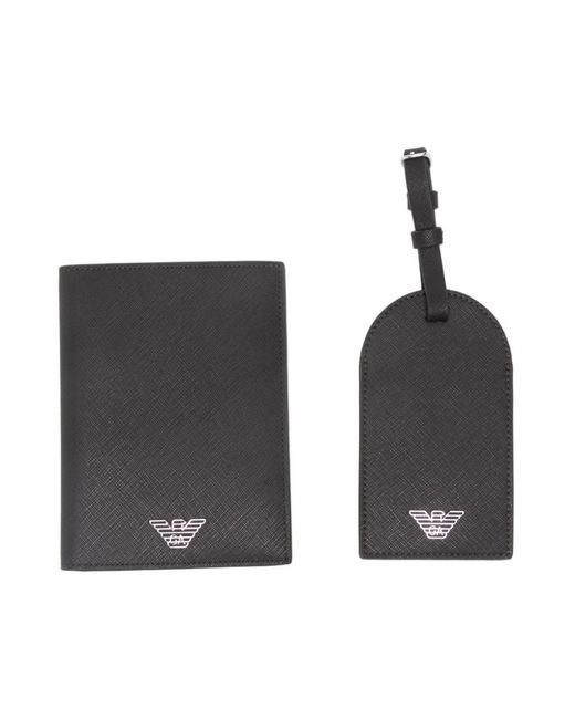 Emporio Armani Black Wallets & Cardholders for men
