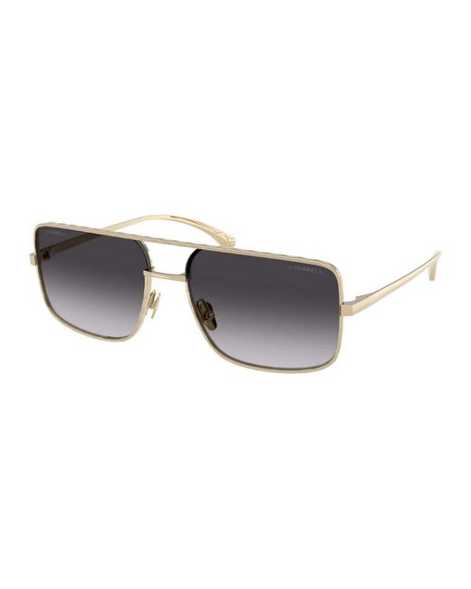 Chanel Gray Sunglasses