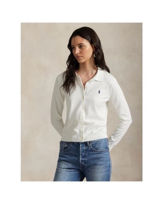 Polo Ralph Lauren White Cardigans