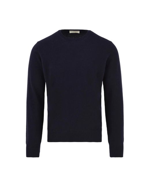 Round-Neck Knitwear di FILIPPO DE LAURENTIIS in Blue