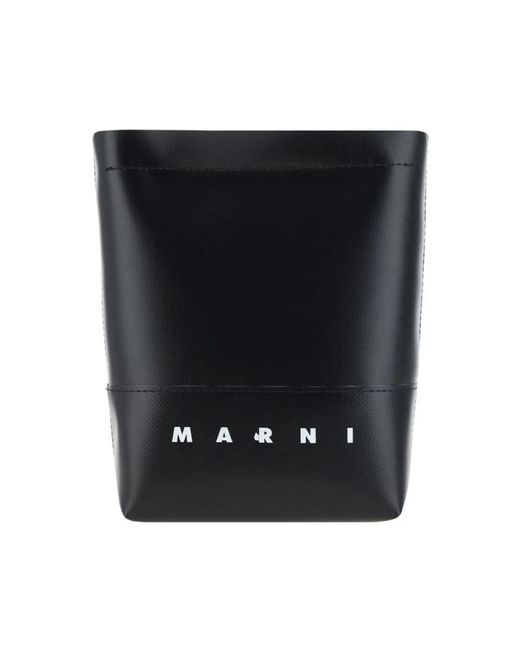 Marni Black Shopping Bags for men