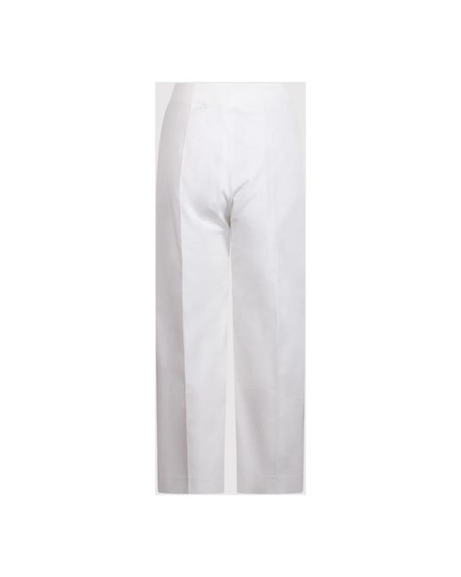 Patou White Wide Trousers