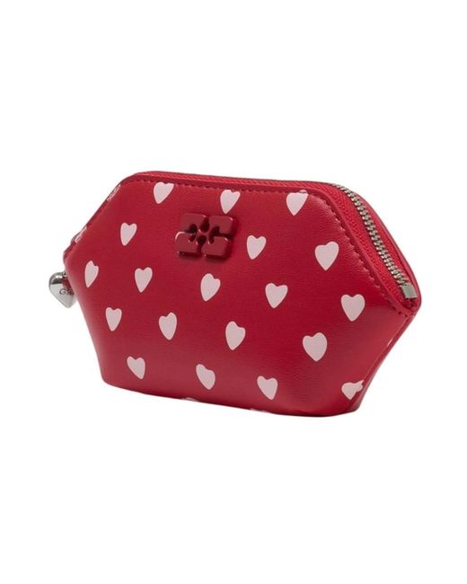 Ganni Red Wallets & Cardholders