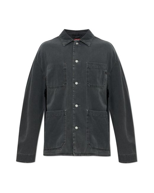 DIESEL D-Stack-U Jas in het Gray