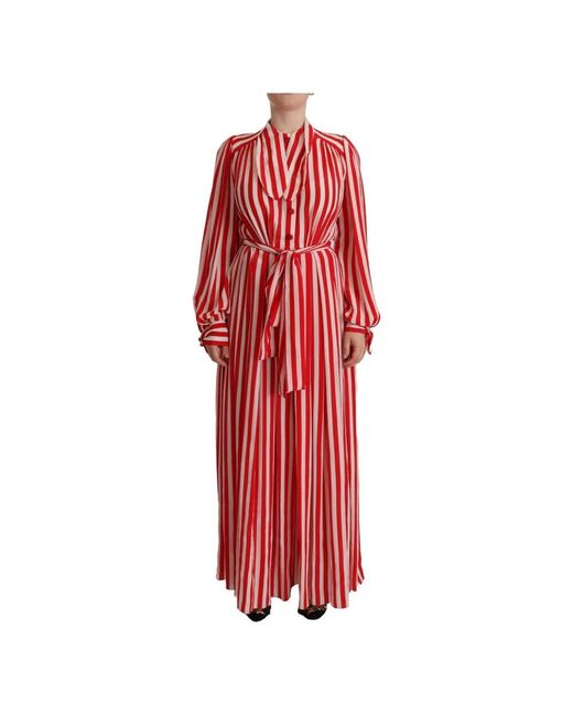 Dolce & Gabbana Red Maxi Dresses