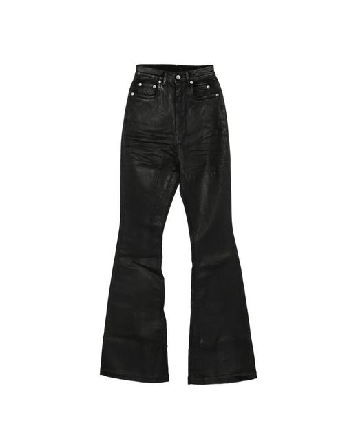 Rick Owens Black Flared Jeans