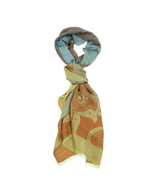 Etro Fringes Schal in Green für Herren