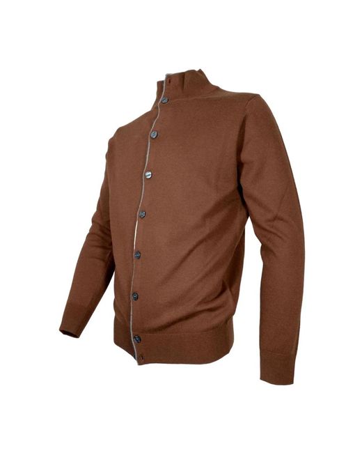 Cashmere Company Brown Cardigans for men