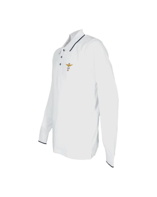 Polo Shirts Aeronautica Militare pour homme en coloris White