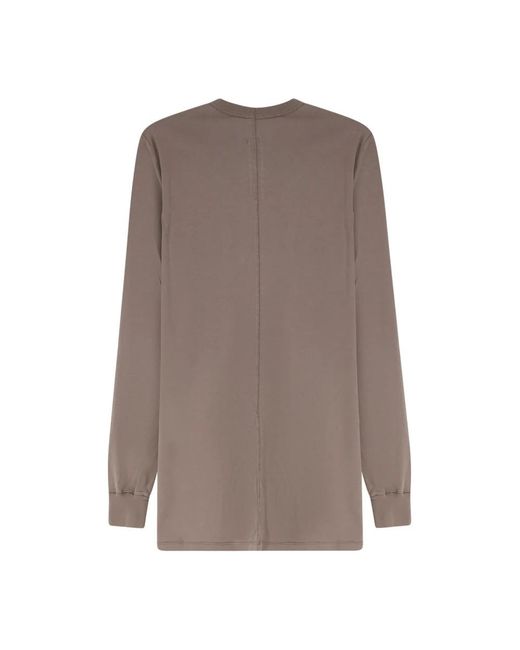 Rick Owens Brown Long Sleeve T-Shirts for men