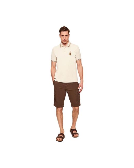 Aeronautica Militare White Polo Shirts for men