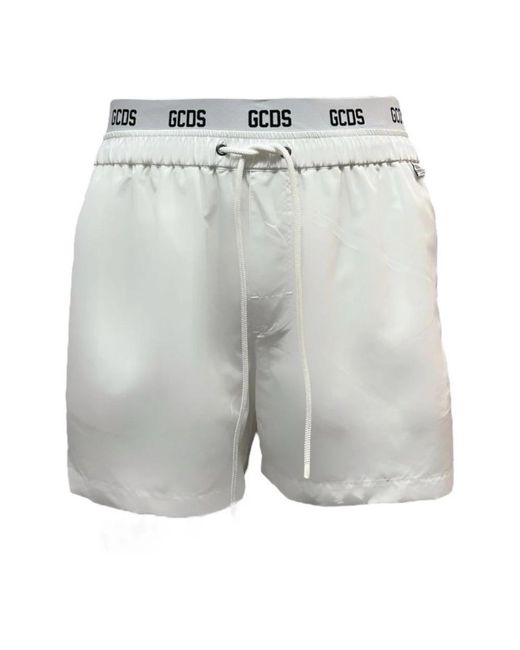 Gcds Badmode ,Wit ,Witte Strandkleding B1Em 3903Aw 1-10 in het Gray voor heren
