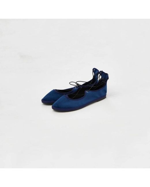 Ermanno Scervino Blue Ballerinas