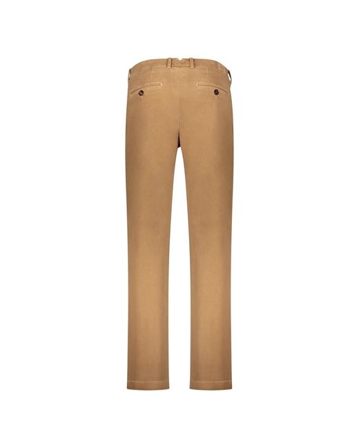 Moorer Natural Slim-Fit Trousers for men