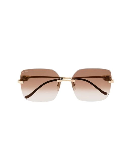 Cartier Yellow Sunglasses