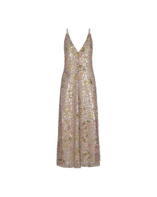 Alberta Ferretti Natural Party Dresses