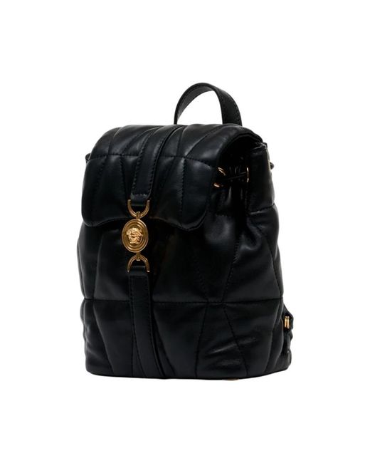 Versace Black Backpacks