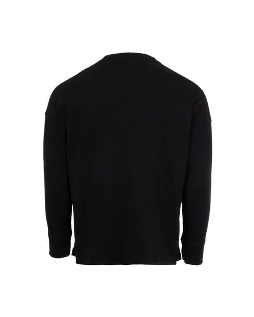 Loewe Black Round-Neck Knitwear for men
