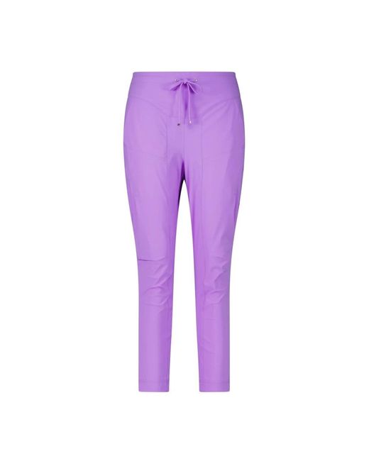 RAFFAELLO ROSSI Purple Sweatpants