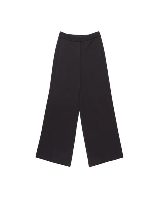 Nenette Black Wide Trousers
