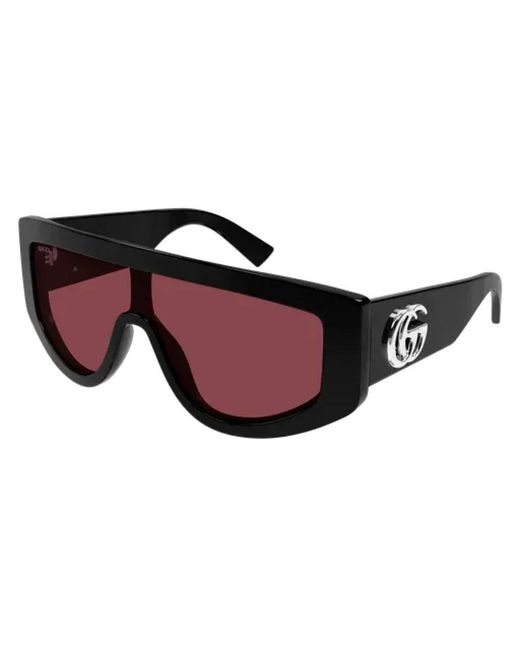 Gucci Mask Zonnebril in het Black