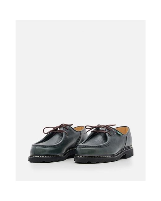 Paraboot Black Laced Shoes for men