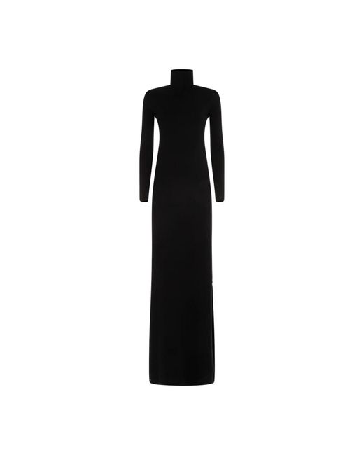 Knitted dresses Saint Laurent de color Black