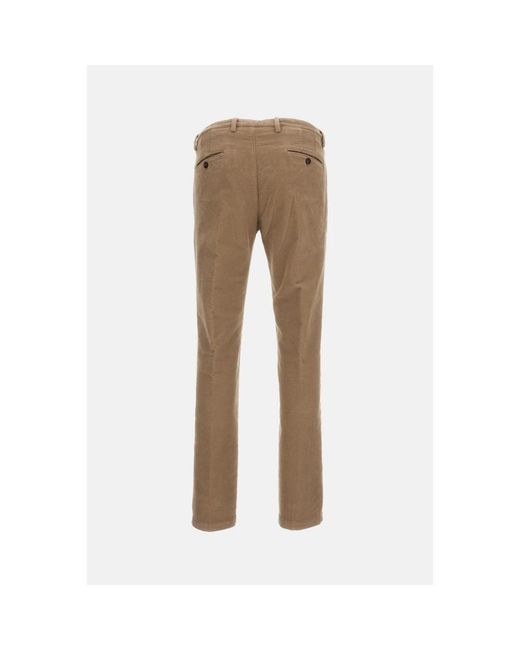 BRIGLIA Natural Slim-Fit Trousers for men