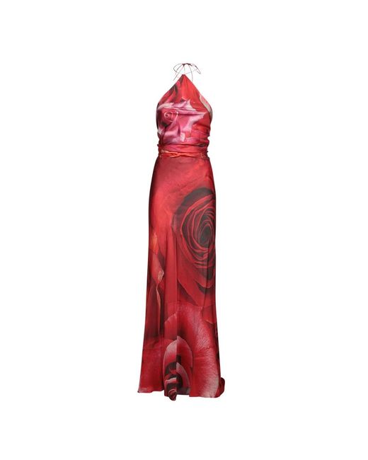 Roberto Cavalli Red Dresses