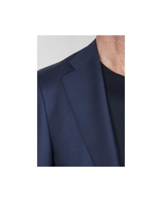 Blazers de costume Canali pour homme en coloris Bleu | Lyst