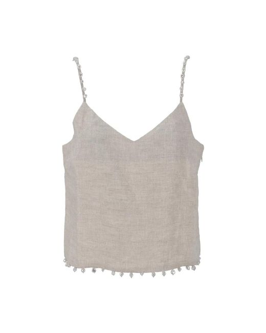 Kocca Sleeveless Tops in het Gray