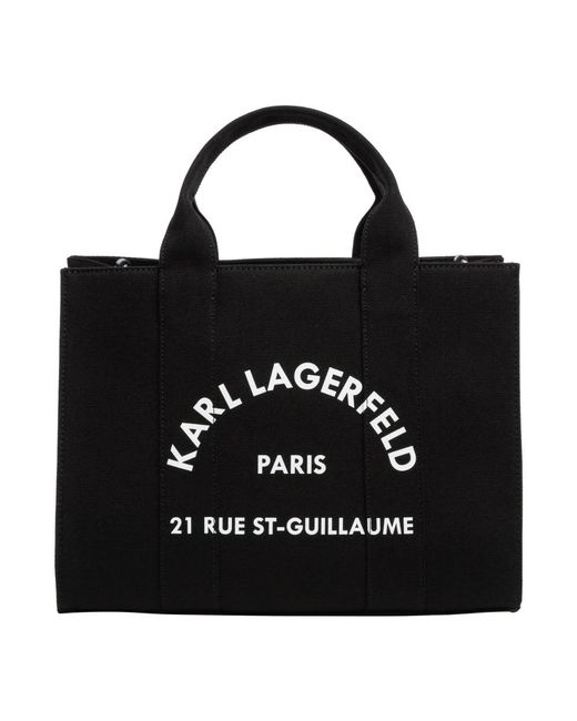 Karl Lagerfeld Black Shopping Bags