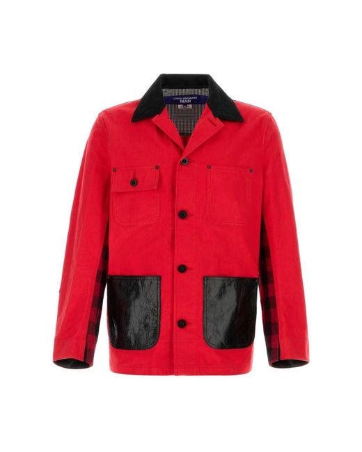 Junya Watanabe Patchwork Werkjas in het Red voor heren