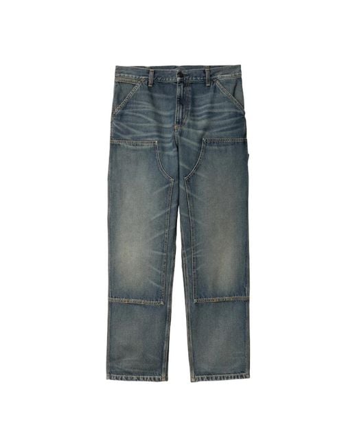 Carhartt Gray Straight Fit Jeans for men