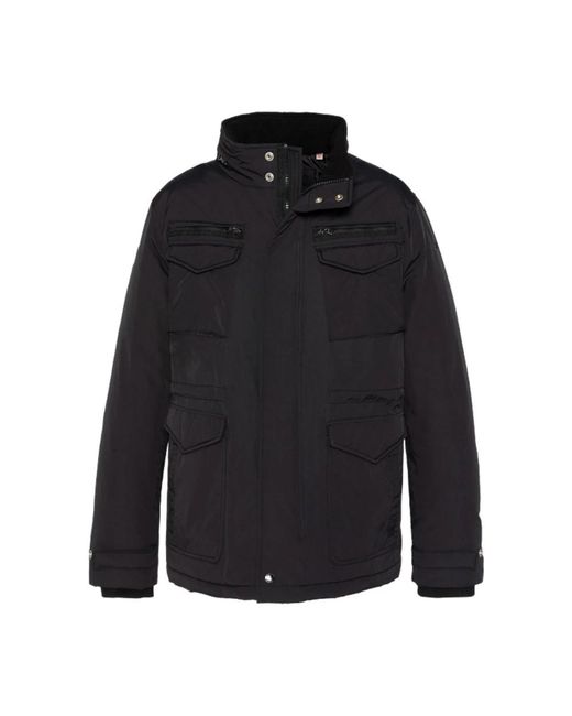Schott Nyc Parka Multipoches in het Black voor heren