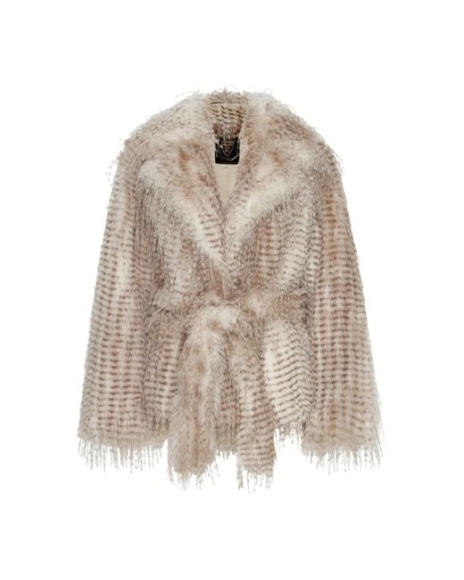 Faux Fur Shearling Jackets de CESARE GASPARI de color Neutro Lyst