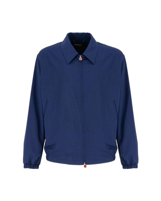 Kiton Blue Light Jackets for men