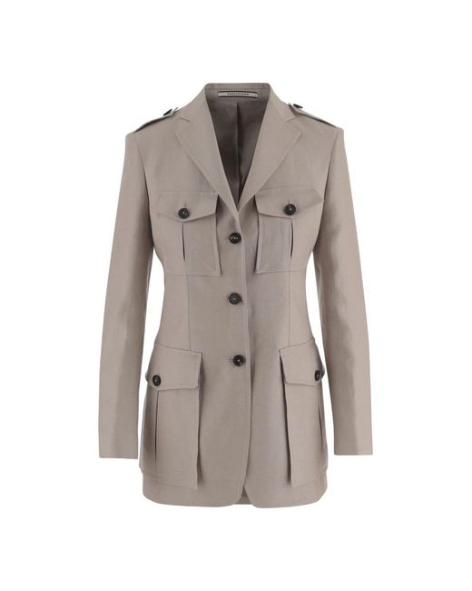 Tagliatore Gray Blazers